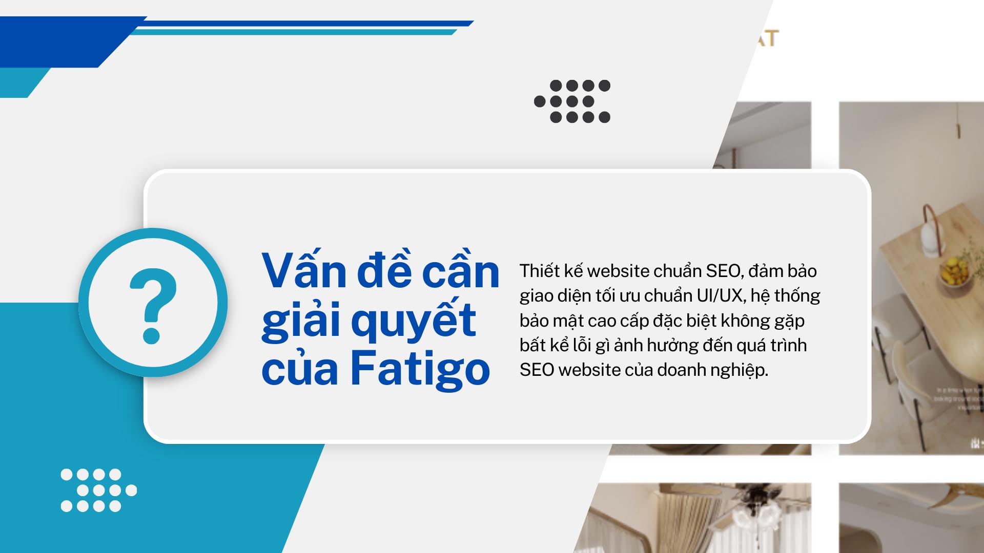 dự án thiết kế website chuẩn seo