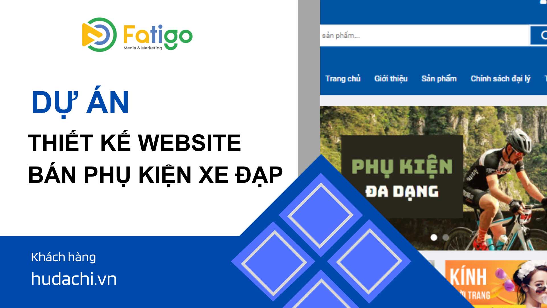 dự án thiết kế Website bán phụ kiện xe đạp