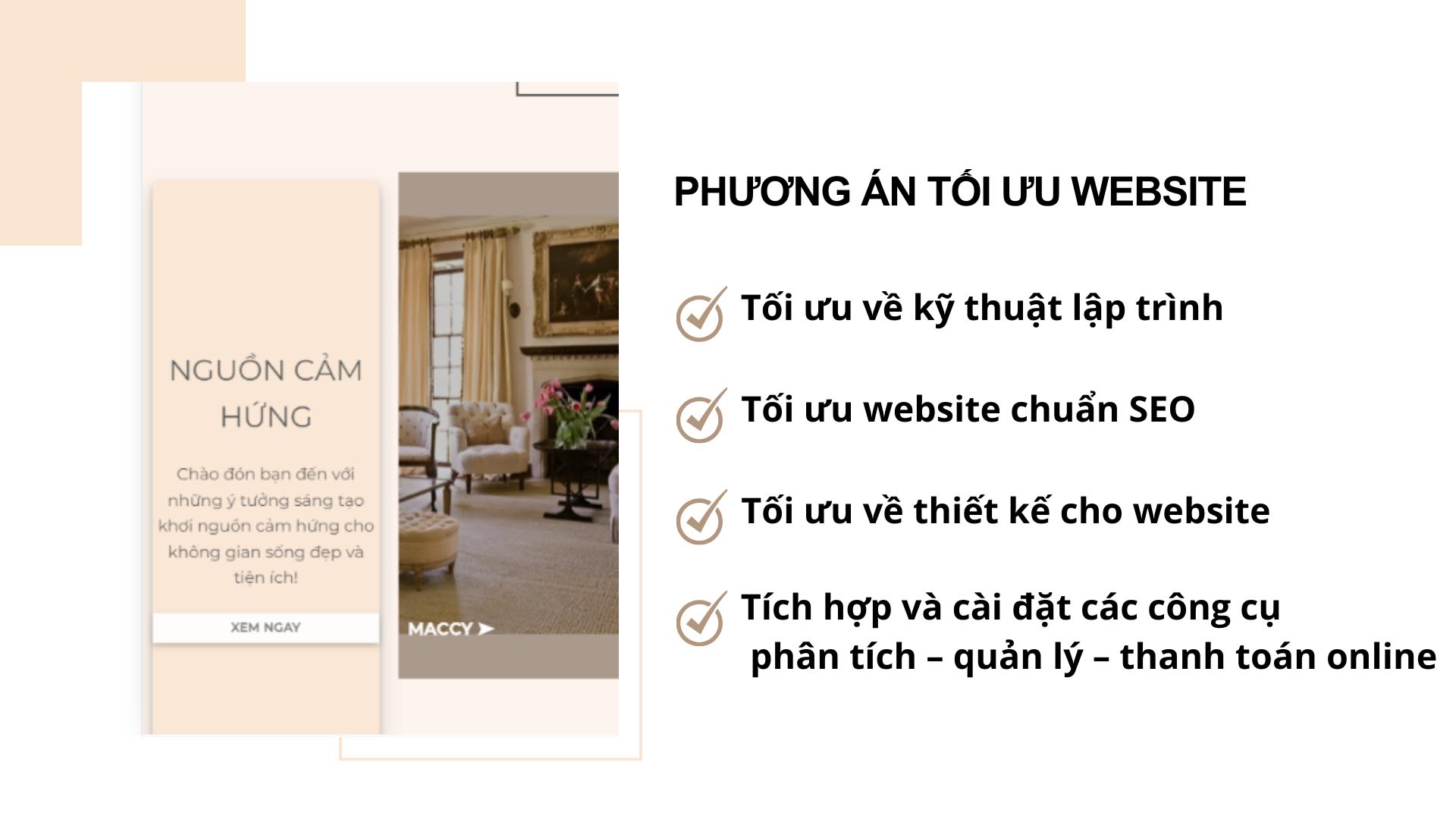 dự án tối ưu website