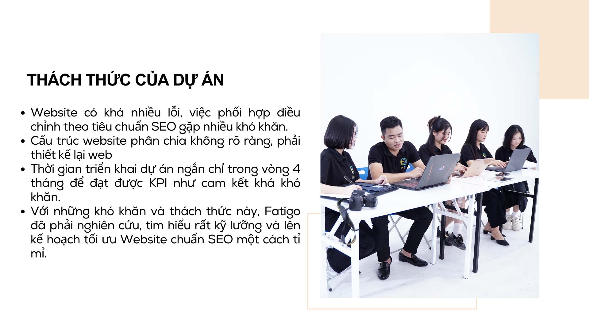 dự án tối ưu website